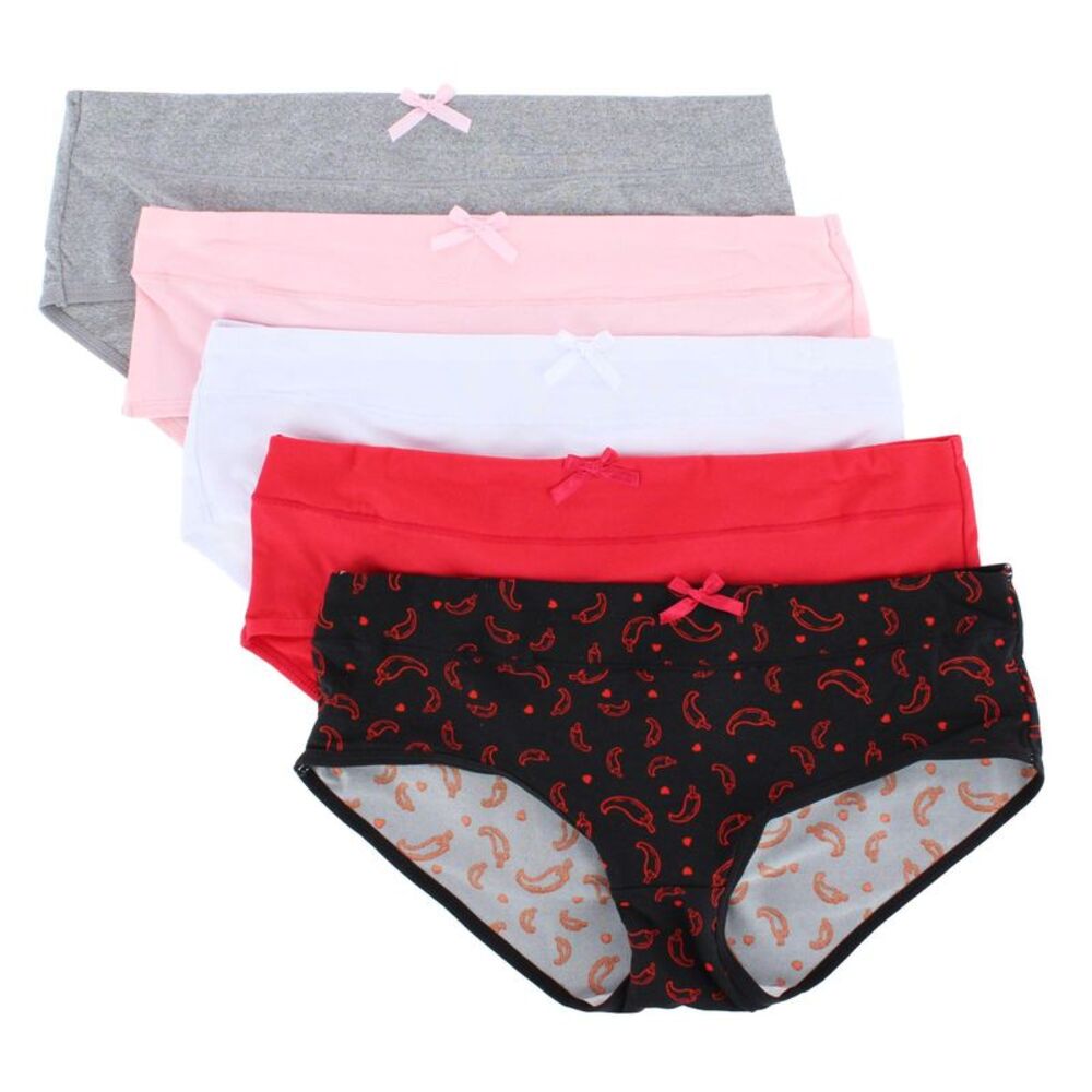 Spree Women's Comfort Hipster Panty (5 Pack)
